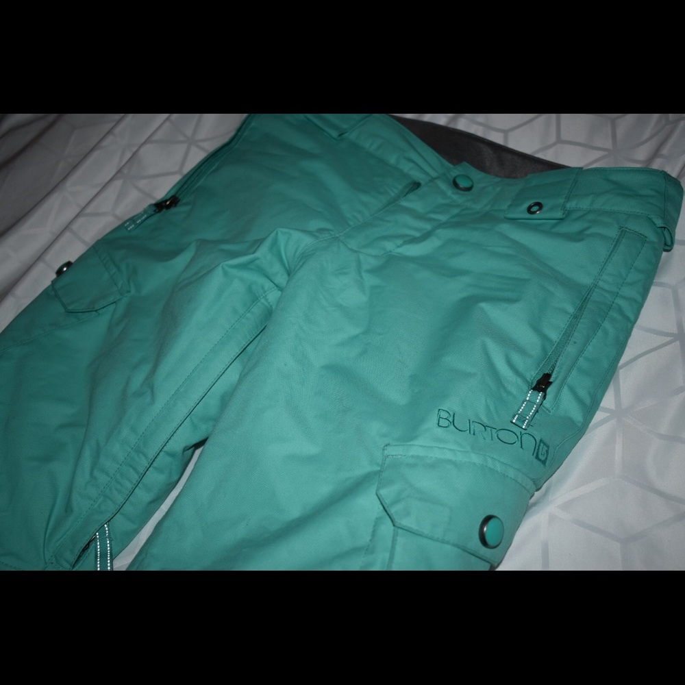 Burton Turquoise Mint Kids 10/12 M Snow Ski Pants
